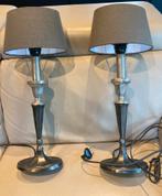 2 zware tafellampen met kap 35€ voor de 2 stuks., Huis en Inrichting, Lampen | Tafellampen, Ophalen, Zo goed als nieuw