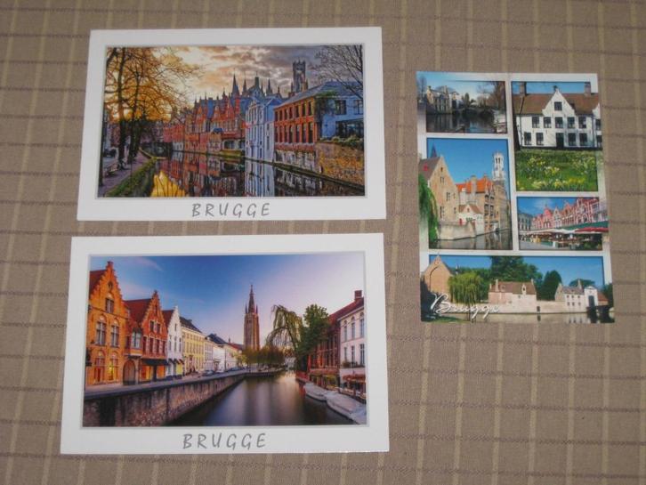 5 Nieuwe Postkaarten Brugge, Verzamelen, Postkaarten | België, Verzenden