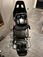 Racing stoel met stuurwiel Logitech, Enlèvement, Comme neuf