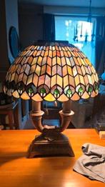 Tiffany lamp met bronzen voet, Antiek en Kunst, Ophalen