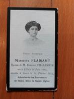 Oud bidprentje 1891-1912, Verzamelen, Bidprentjes en Rouwkaarten, Ophalen of Verzenden, Bidprentje