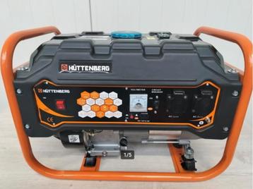 Huttenberg 3.3KW benzine aggregaat op wielen, Nieuw!!! beschikbaar voor biedingen