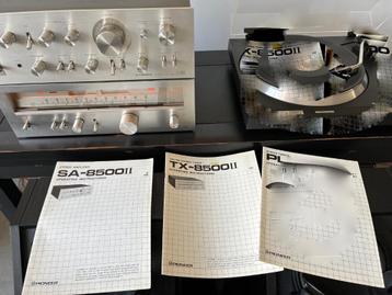 Vintage Pioneer Versterker en Tuner beschikbaar voor biedingen