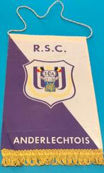 RSC Anderlecht 1980s mooie vintage voetbal vaandel, Ophalen of Verzenden, Zo goed als nieuw