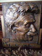 Bronzen plaat Stijn Streuvels, Boeken, Ophalen of Verzenden, Zo goed als nieuw, België