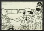 Carte postale : Hergé : Tintin : On a marché sur la lune, Collections, Enlèvement ou Envoi