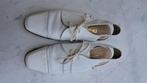 witte half open sandalen maat 39.5 - Diamante, Chaussures basses, Comme neuf, Enlèvement, Blanc