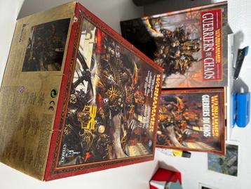 Warhammer Guerrier du Chaos + Char du chaos + livres beschikbaar voor biedingen