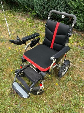 Smart-Chair JetSet elektrische opvouwbare rolstoel, Ophalen, Inklapbaar, Zo goed als nieuw, Elektrische rolstoel