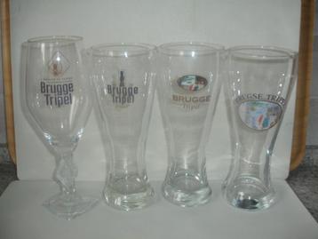 Bierglazen Brugge Tripel en Brugse Tripel, 33cl. beschikbaar voor biedingen