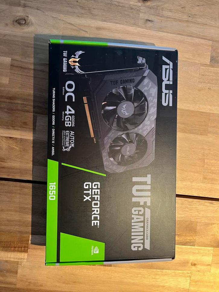 ASUS TUF Gaming GeForce GTX 1650 OC, Informatique & Logiciels, Cartes vidéo, Comme neuf, Nvidia, PCI-Express 3.0, GDDR6, HDMI
