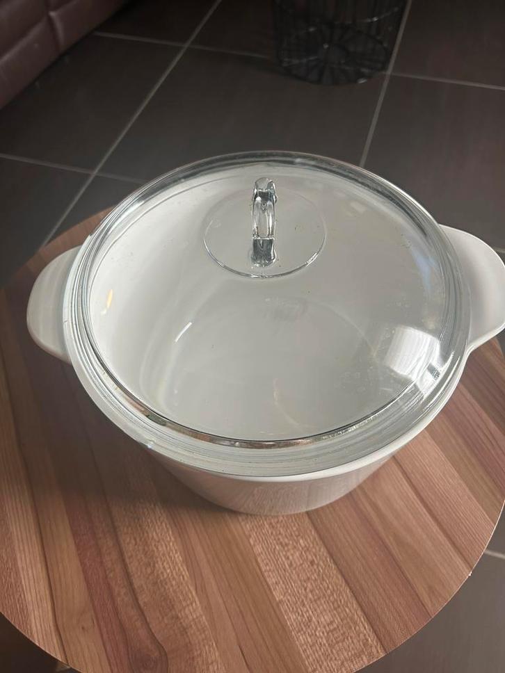 Cocotte pyrex, Huis en Inrichting, Keuken | Potten en Pannen, Ophalen of Verzenden