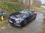 Mercedes EQS 450+ AMG, Auto's, Automaat, Achterwielaandrijving, Zwart, Leder