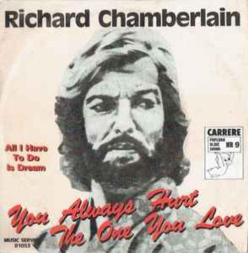 Richard Chamberlain ‎– You Always Hurt '' Popcorn ' 7", CD & DVD, Vinyles Singles, Comme neuf, Single, Pop, 7 pouces, Enlèvement ou Envoi