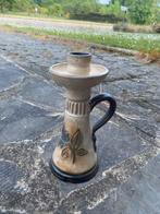 Bloemrijke zandstenen kandelaar, gesigneerd Grégoire (Bouffi, Antiek en Kunst, Ophalen