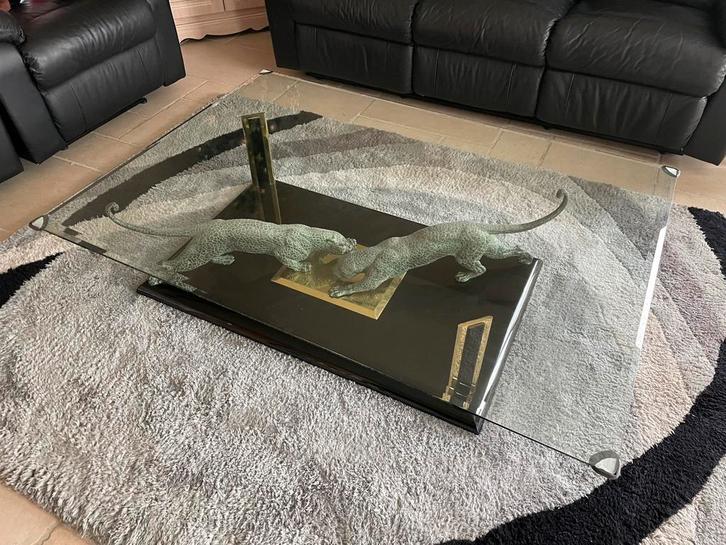 Salontafel, Nicola Voci 140x100x37cm, Maison & Meubles, Tables | Tables de salon, Utilisé, Moins de 50 cm, 50 à 100 cm, 100 à 150 cm