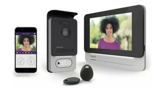 Philips WelcomeEye Connect WiFi, Maison & Meubles, Sonnettes, Utilisé, Filaire, Compatible avec les smartphones, Caméra intégrée