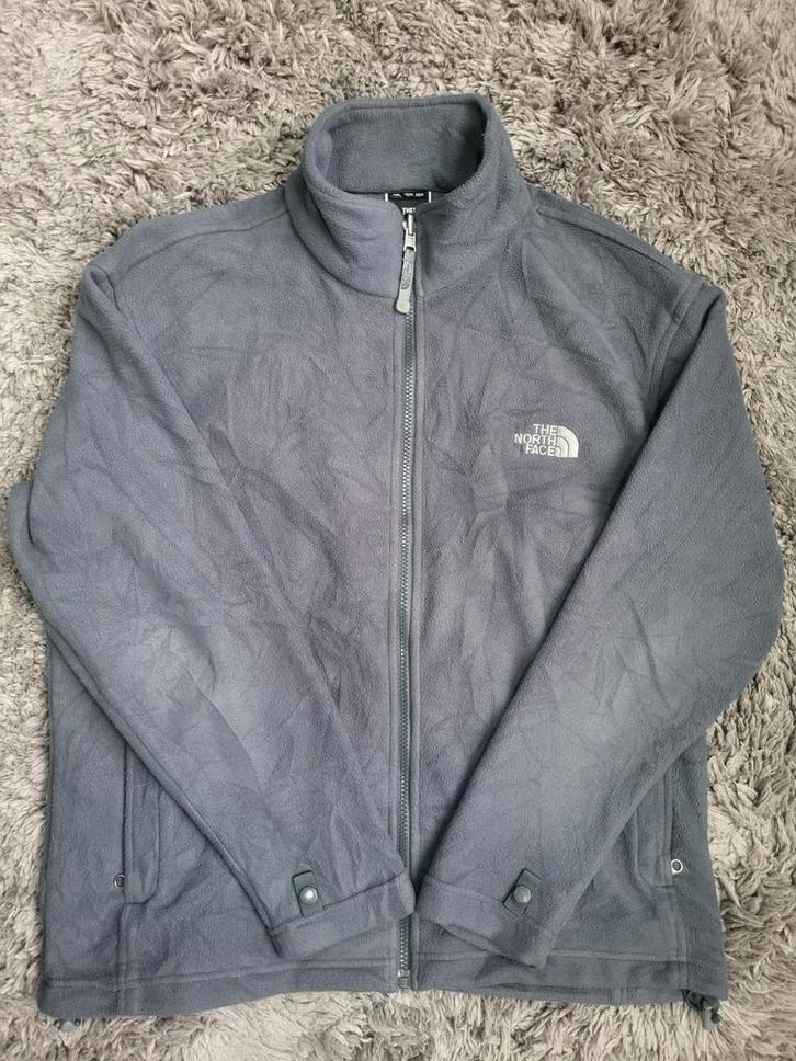 Fleecejack van The North Face — Grijs — Glacier Type, Kleding | Dames, Truien en Vesten, Zo goed als nieuw, Maat 42/44 (L), Grijs