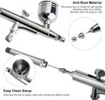 Airbrush set | dubbele actie | luchtborstelset | Nieuw, Hobby en Vrije tijd, -, Verzenden, -, Nieuw