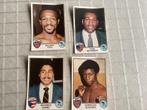 4 panini stickers Sport SUPERSTARS boksen, Ophalen of Verzenden, Gebruikt