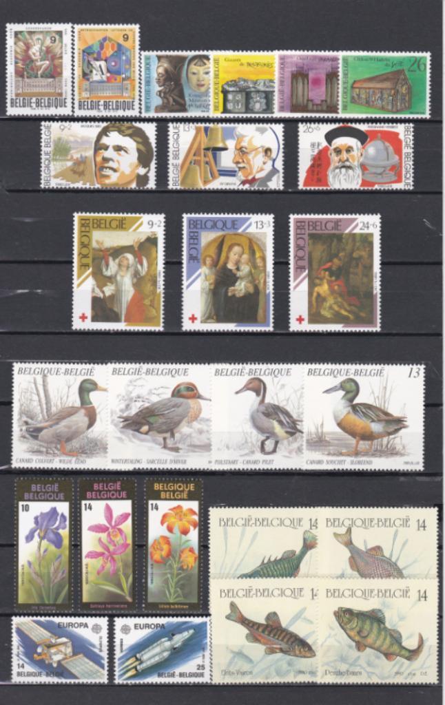 Kleine setjes Belgische postzegels allemaal MNH om uit te ki, Postzegels en Munten, Postzegels | Europa | België, Postfris, Orginele gom