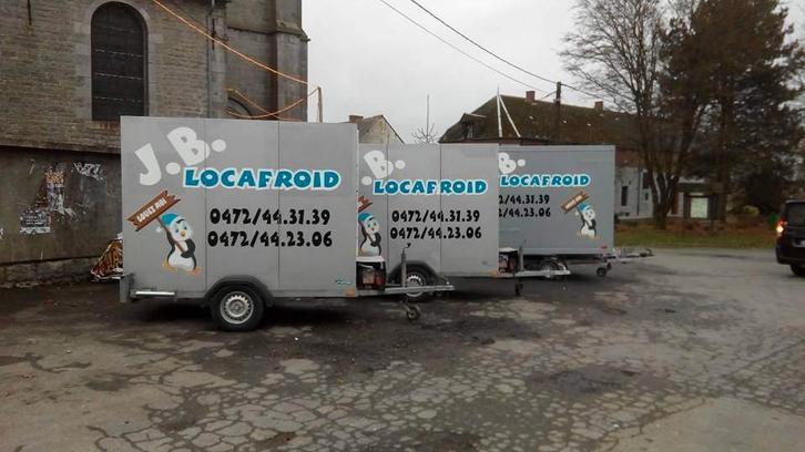 location remorques frigorifiques, Hobby & Loisirs créatifs, Articles de fête | Location, Utilisé, Enlèvement ou Envoi