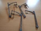 4 Bovenleidingspalen, merk onbekend H0 Brawa?, Overige merken, Gebruikt, Gelijkstroom of Wisselstroom, Rails