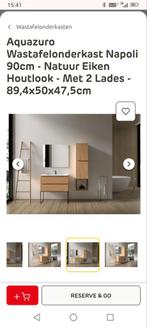 Badkamermeubel napoli 90 cm, Enlèvement