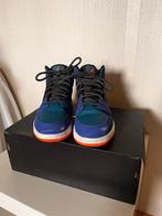 Air Jordan 1 mid GS - BLEU COUREUR/NOIR/VERT ABYSSE, Kleding | Heren, Schoenen, Ophalen, Blauw, Sportschoenen, Nike