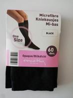 Une paire de mi-bas noir, Vêtements | Femmes, Chaussettes & Bas, Neuf, Socquettes et Bas genoux, Taille 39 à 42, Enlèvement ou Envoi