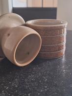 Pot (à beurre) vintage en céramique "poterie du Berry, Enlèvement ou Envoi