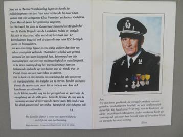 Jos v Campfort Turnhout Medaille WO2 Chef politie gevangene beschikbaar voor biedingen