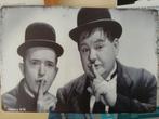 Laurel en Hardy metalen Plaats 20 op 30 cm, Verzamelen, Ophalen of Verzenden, Film
