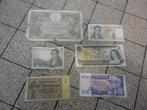 lot 6 anciens billets de banque differents pays, Enlèvement ou Envoi