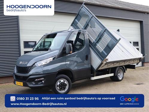 Iveco Daily 50C16 3.0 - 3 Zijdige Kipper - Trekhaak - Dubbel, Autos, Camionnettes & Utilitaires, Entreprise, ABS, Air conditionné