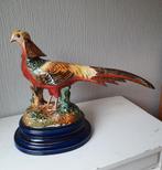Groot antiek keramisch beeld van fazant ca 1900-1940, Antiek en Kunst, Ophalen of Verzenden