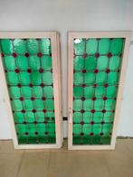 Glas in lood raam, Ophalen, Gebruikt