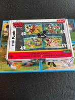 Mickey Mouse 4 in 1 puzzel, Kinderen en Baby's, Speelgoed | Kinderpuzzels, Ophalen, Zo goed als nieuw