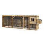 Houten Kippenhok Toby | Nachthok + Overdekte Ren | Glorenza, Ophalen of Verzenden, Nieuw, Kippenhok of Kippenren