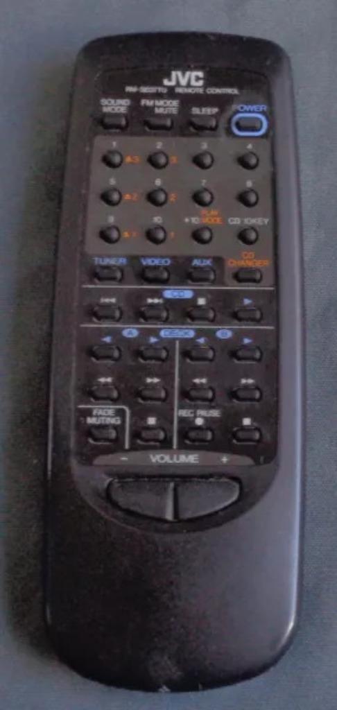 JVC RM-SED7TU AUDIO SYSTEM afstandsbediening remote control, Audio, Tv en Foto, Afstandsbedieningen, Zo goed als nieuw, Verzenden