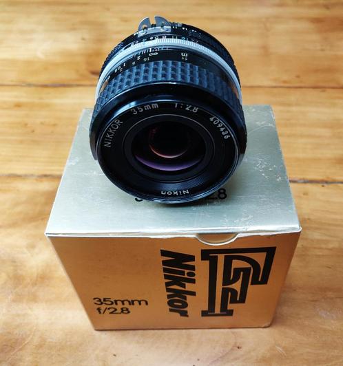 Nikon AI Nikkor 35mm f/2.8, Audio, Tv en Foto, Foto | Lenzen en Objectieven, Gebruikt, Groothoeklens, Ophalen of Verzenden