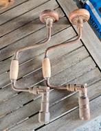 2 Vintage of antieke omslagboor (zie foto's), Doe-het-zelf en Bouw, Ophalen of Verzenden, Gebruikt