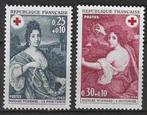 Frankrijk 1968 - Yvert 1580-1581 - Rode Kruis (PF), Postzegels en Munten, Postzegels | Europa | Frankrijk, Verzenden