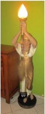 Prachtig Egyptisch Beeld met lamp - 180cm, Antiek en Kunst, Ophalen