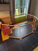 Grondbox - playpen - groot park - hout, Kinderen en Baby's, Babyparken, Ophalen of Verzenden, Zo goed als nieuw