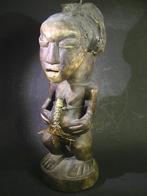 SONGYE FETTISJ FIGUUR (ca,1955) 33cm - DR Congo, Antiek en Kunst, Ophalen of Verzenden