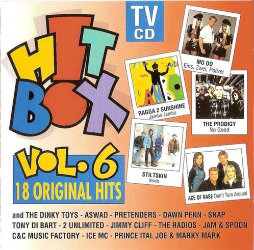 CD : Hitbox Vol. 6 - 18 Original Hits, Cd's en Dvd's, Cd's | Pop, Zo goed als nieuw, Ophalen of Verzenden