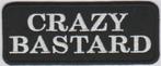 Crazy Bastard stoffen opstrijk patch embleem #2, Motos, Accessoires | Autre, Neuf