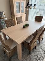 Eetkamer Te Koop, Huis en Inrichting, Ophalen of Verzenden, Zo goed als nieuw, 6 tot 8 stoelen
