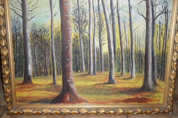 peinture à l'huile sur toile, Antiek en Kunst, Kunst | Schilderijen | Klassiek, Ophalen